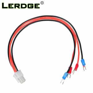 LERDGE 3D Printer Parts Power Cable Heated Bed Line Hot Bed Wires Soft Silicone Line 17AWG Length optional for Lerdge-S Board