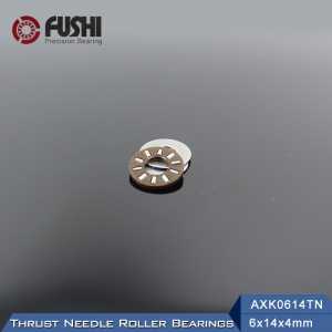 AXK0614TN + 2AS Thrust Needle Roller Bearing With Two AS0614 Washers 6*14*4mm ( 10 Pcs) AXK0614  NTB0614 Bearings