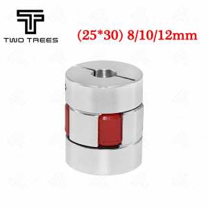 2Pcs Motor Connector Flexible Coupler (5*8/5*5/5*6.35mm) 5mm To 8mm Aluminium Plum Flexible Shaft Coupling 3d part Plum blossom