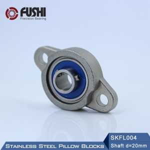 SKFL004 Bearing Shaft 20 mm ( 1 Pc ) SSKFL004 Stainless Steel Pillow Block S KFL004 20 mm Bearings