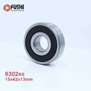 6302RS Bearing ABEC-3 (4 PCS) 15*42*13 mm Deep Groove 6302-2RS Ball Bearings 6302RZ 180302 RZ RS 6302 2RS EMQ Quality