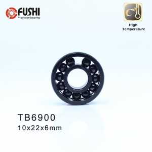 6900 High Temperature Bearing 10*22*6 mm ( 2 Pcs ) 500 Degrees Celsius Thin Section Bearings Full Ball Bearing