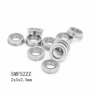 SMF52ZZ Bearing ABEC-1 5PCS 2*5*2.5 mm Miniature Stainless Steel Ball Bearings S LF520ZZ MF52 ZZ