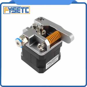 FYSETC Mk8 Extruder Aluminum Upgrade Dual Gear for Extruder CR10 CR-10S PRO RepRap 1.75mm Drive Feed double pulley 3D Parts