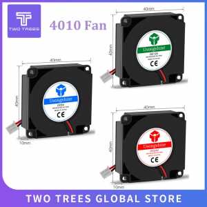 3D Printer Air guide Turbine Fan 5V/12V/24V 40*10mm 4010 Hydraulic Bearing Blow Radial extruder Cooling Fan Turbo Fan & 2P Wire