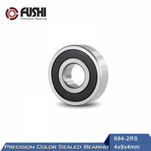 684-2RS Bearing 4*9*4mm ( 10 PCS ) ABEC-1 Miniature '684RS Ball Bearings L-940DD