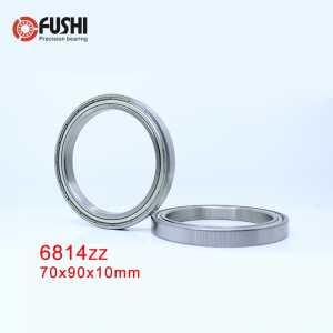6814 ZZ ABEC-1 (2PCS)   70x90x10MM  Metric Thin Section Bearings 61814 ZZ 6814ZZ