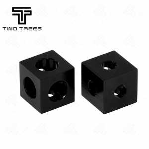 3D Printer Part Cube prism connector wheel regulator cube corner V-slot three way corner bracket corner for sapphire printer