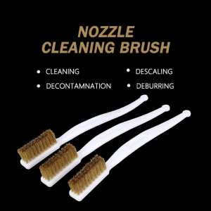 LERDGE 3D Printer Parts Cleaner Tool Copper Wire Toothbrush Copper Brush Handle Nozzle Block Hotend Cleaning Hot Bed Cleaning