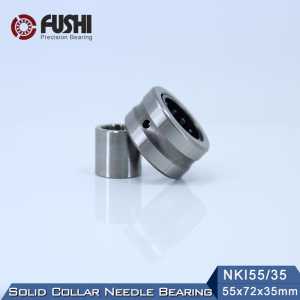 NKI55/35 Bearing 55*72*35 mm ( 1 PC ) Solid Collar Needle Roller Bearings With Inner Ring NKI 55/35 Bearing