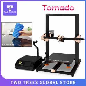 Twotrees 3D Printer DIY Kit Tornado V2 300*300*400mm Large Printing Size 1.75mm 0.4mm Nozzle BMG Extruder Support Off-line Print