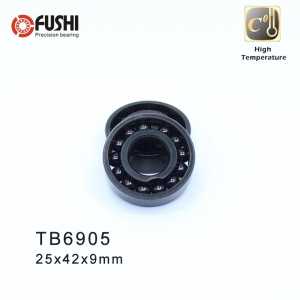 6905 High Temperature Bearing 25*42*9 mm ( 2 Pcs ) 500 Degrees Celsius Thin Section Bearings Full Ball Bearing
