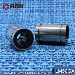 LM50GA Linear Ball Bearings 50x80x100mm ( 1 PC ) CNC Metal Steel Retainer Linear Bushing LM50UU Shaft 50MM LM50 GA Bearing