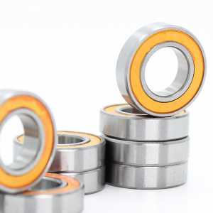 6800RS Bearing ABEC-3 (10PCS) 10*19*5 mm Thin Section 6800-2RS Ball Bearings 61800 RS 6800 2RS With Orange Sealed L-1910DD