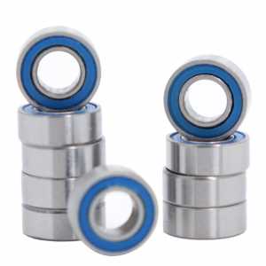MR84RS Bearing ABEC-3 (10PCS) 4*8*3 mm Miniature MR84-2RS Ball Bearings RS MR84 2RS With Blue Sealed L-840DD