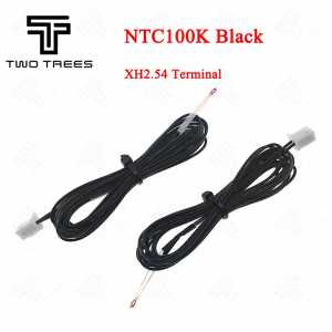 3D Printer Part 100K line with XH2.54 Head White or Black color & 100K Line With XH 2.54 Head Black for 3d printer Reprap Mend