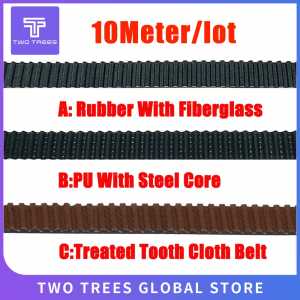 10M/lot Belt Rubber GT2 Open Timing Belt Width 6mm GT2-6mm for 3D Printer RepRap Mendel Rostock CNC GT2 Belt Pulley 10Meters