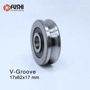 V176217 ( 2PCS ) V Groove Sealed Ball Bearing 17*62*17 mm Pulley Wheel Bearings Guide Track Rlooer Bearing