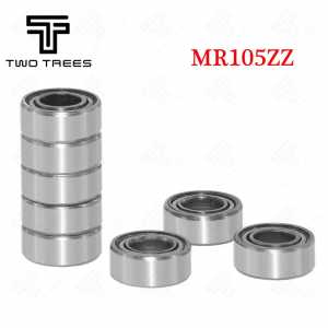 TWO TREES 3D Printer Bearings MR105ZZ 5x10x4mm Metal Sealed Shielded Miniature Mini Deep Groove bearing Ball MR 105 Ball Bearing