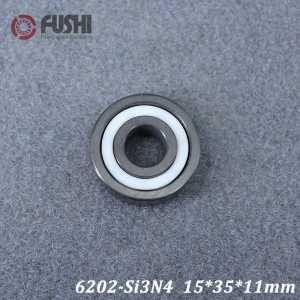 6202 Full Ceramic Bearing ( 1 PC ) 15*35*9 mm Si3N4 Material 6202CE All Silicon Nitride Ceramic Ball Bearings