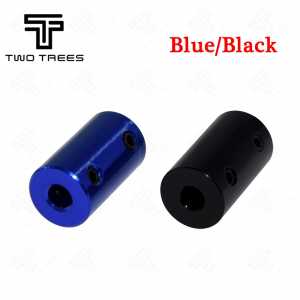 3D Blue Black Color Flexible Aluminum Alloy Coupling Bore 5mm/8mm 3D Printer Part Shaft Coupler Screw Part For Stepper Motor
