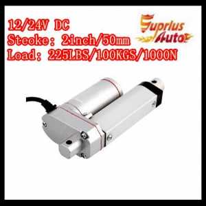 Low price 2inch/50mm , 225LBS/100KGS/1000N Load Linear Actuator,12/24V DC ,Mini electric linear actuator With mounting bracket
