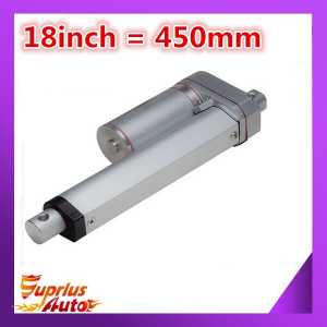 18inch/ 450mm Stroke electric linear actuator with 90kgs/ 900N/ 198lbs load 12v linear actuator