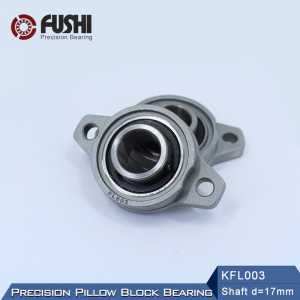 KFL003 Bearing 17 mm Shaft Diameter ( 10 Pcs ) KFL Zinc Alloy Pillow Block Flange Block Bearings KFL003 FL003