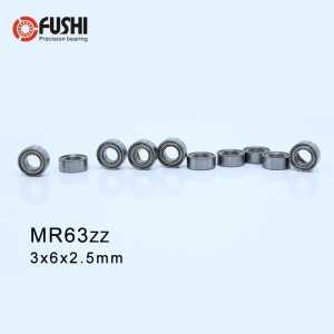 MR63 ZZ ABEC-1 (100PCS)  Miniature Ball Bearings 3X6X2.5mm L630ZZ