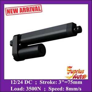 Max Load 3500N=350KGS=770LBS 12/24V DC linear actuator with 3
