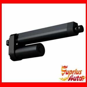 waterproof. 12 inch / 300mm stroke 12 / 24V DC Linear Actuator, maximum load 3500N / 350KGS / 770LBS Black Heavy Linear Actuator