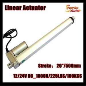 Low price : 12v/24v DC , 20inch/500mm stroke linear actuator, 1000N/100kgs/225KGS load recliner chair electric linear actuator