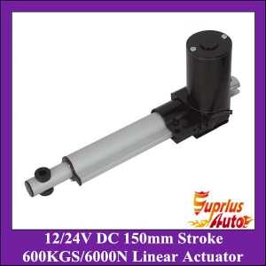 2016 Hot Sale DC 12V/24V 6inch/150mm stroke linear actuator, 6000N/600kgs load heavy duty linear actuator