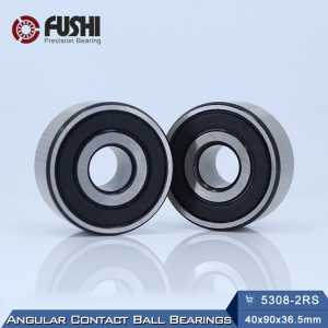5308 2RS Bearing 40 x 90 x 36.5 mm ( 1 PC ) Axial Double Row Angular Contact 5308RS 3308 2RS 3056308 Ball Bearings