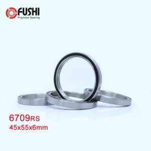 6709 2RS Bearing 45*55*6 mm ( 4 PCS ) ABEC-1 Slim Thin Section 61709RS 6709 RS Ball Bearings 6709RS
