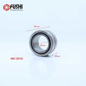 NKI20/16 Bearing 20*32*16 mm ( 5 PC ) Solid Collar Needle Roller Bearings With Inner Ring NKI 20/16 Bearing