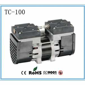 TC-100 AC110V/220V Electric mini oil - free diaphragm 100w vacuum pump Medical mute pump with 24L/min vacuum flow