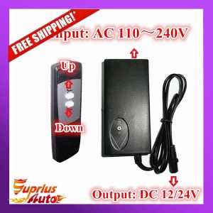 Wireless Controller 110-240V AC input 24V or 12V DC output with wireless hand switch remote control 1pcs Linear Actuator