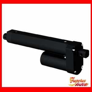 Waterproof 12 / 24V DC Electric Linear Actuator 600mm / 24in Travel 3500N / 770LBS Black Heavy Duty Linear Actuator