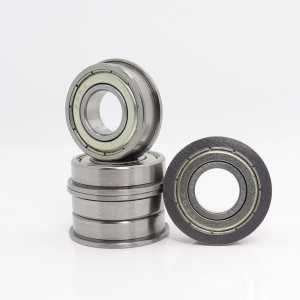 FR8ZZ Bearing 12.7x28.575x7.938mm ( 10 PCS ) ABEC-1 Miniature Flanged FR8 Z ZZ Ball Bearings RI-1218ZZ
