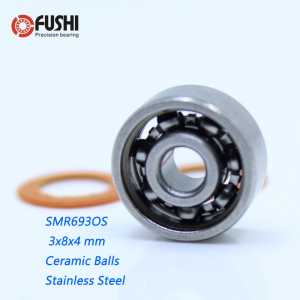 miniature 4 cylinder engine SMR693 2OS Bearing 3x8x4 mm CB ABEC7 Stainless Steel Hybrid Ceramic Bearing DRY 693 Ball Bearings