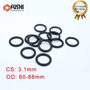 CS3.1mm NBR Rubber O RING OD 60/63/65/68/70/72/75/78/80/82/85/88*3.1 mm 50PCS O-Ring Nitrile Gasket seal Thickness 3.1mm ORing