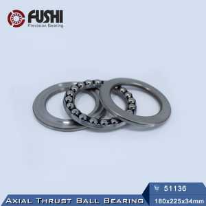 51136 Thrust Bearing 180*225*34 mm ( 1 PC ) ABEC-1 Axial 51136 Ball Bearings 8136