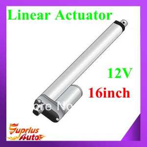 100% factory original 12/24V actuator linear, 406mm/ 16inch stroke, 1000N/225lbs load small linear actuator