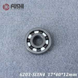 6203 Full Ceramic Bearing ( 1 PC ) 17*40*12 mm Si3N4 Material 6203CE All Silicon Nitride Ceramic Ball Bearings