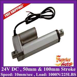 Free Shipping 4pcs 50mm & 4pcs 100mm stroke 225lbs/ 1000N load linear actuator with 10mm/s speed actuator linear to Brazil