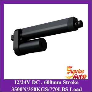 Best !! 12V 600mm/ 24inch stroke 3500N /770LBS linear actuator electric linear actuator TV lift high speed linear actuator