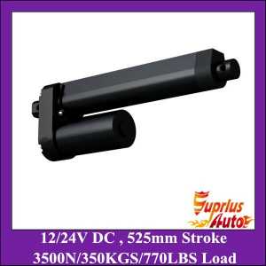 21inch/ 525mm stroke 8mm per sec unload speed 3500n load linear actuator with dc 12v or dc 24v hot sales