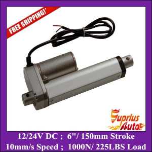 Multi-function Linear Actuator Motor DC12V 150mm Stroke Heavy Duty 1000N load mini electric linear actuator linear tubular motor