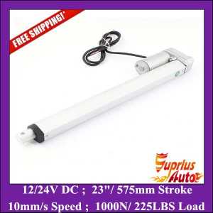 Free Shipping 23inch=575mm Stroke 12V linear actuator with 1000N=225LBS load Warner Electric Linear Actuator